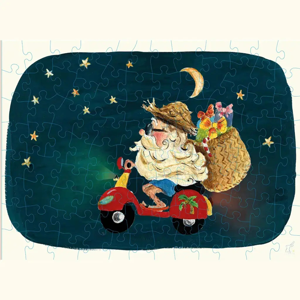 1509-Puzzle-La-Tournee-Du-Pere-Noel-A-Scooter-100-Pieces-5.webp