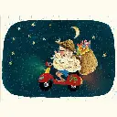 1509-Puzzle-La-Tournee-Du-Pere-Noel-A-Scooter-100-Pieces-5.webp