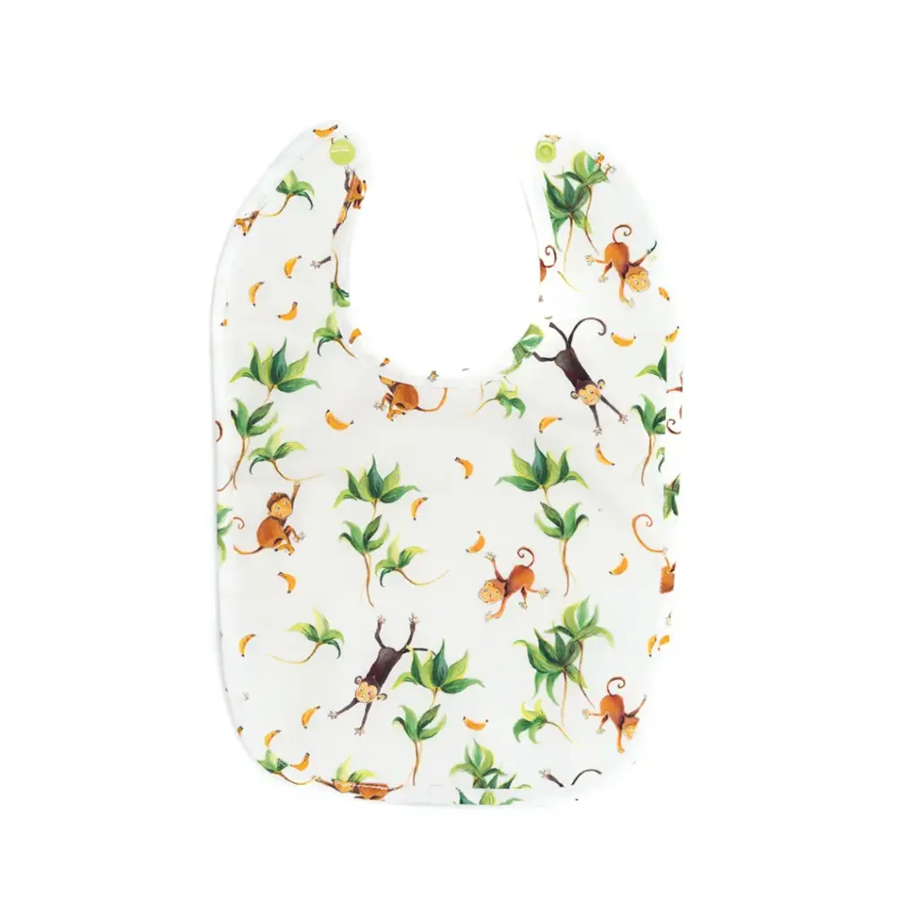 Bavoir - Les Petits Singes et les Bananes