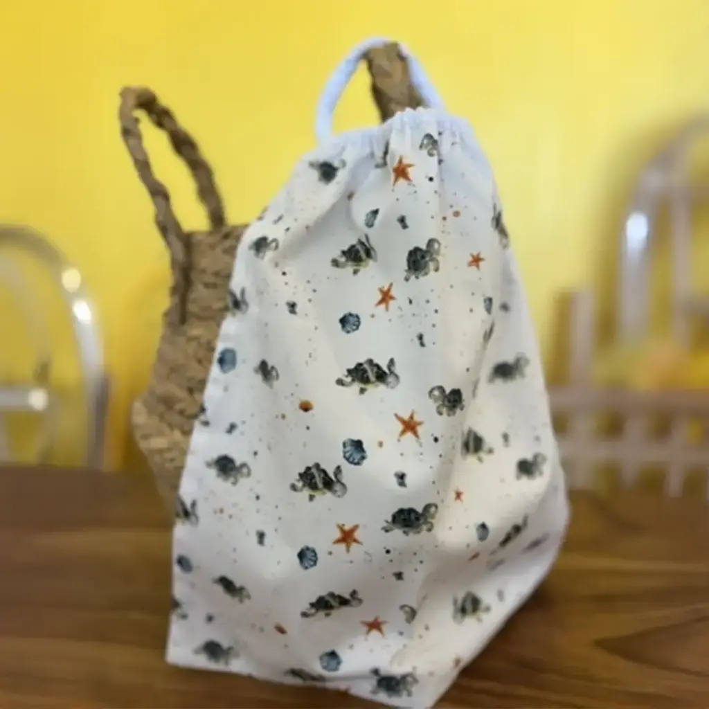 Bavoir École Maternelle - La Tortue et les Coquillages