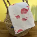 Bavoir École Maternelle - Les Baleines Roses