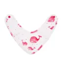 Bavoir-Bandana - Les Baleines Roses