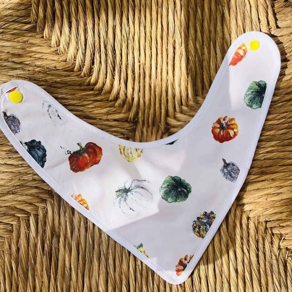 Bavoir-Bandana - Les Potirons Vert