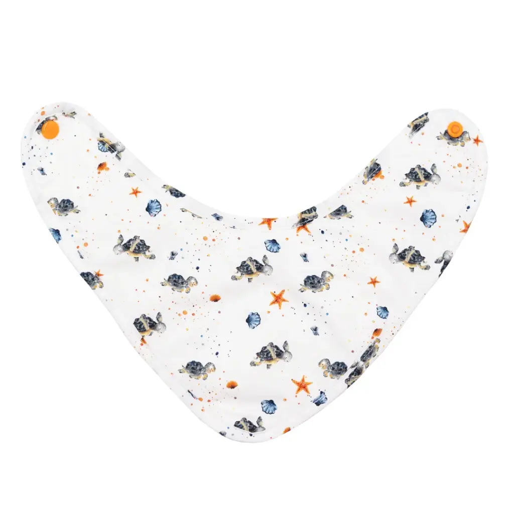 Bavoir-Bandana - Les Tortues et les Coquillages