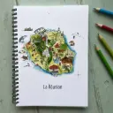 Carnet de Notes - La Carte de L'Île