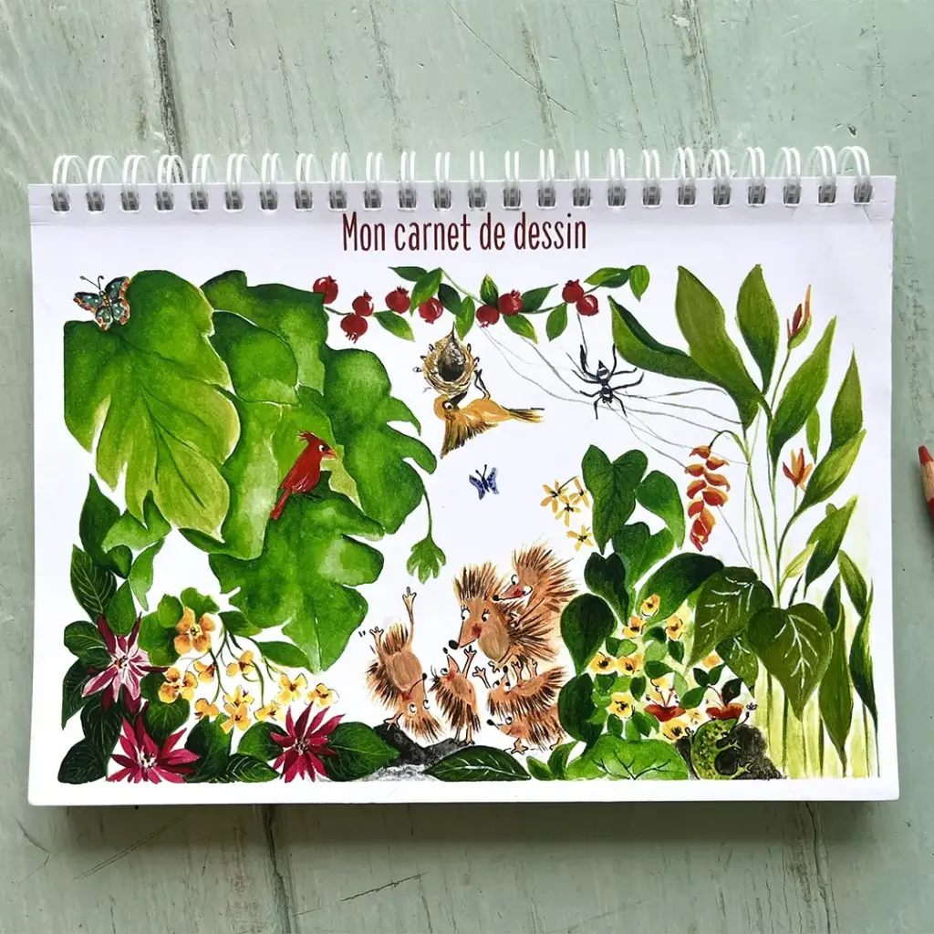 [0038] Carnet de Notes La Cueillette Des Goyaviers - Carnet de Dessin
