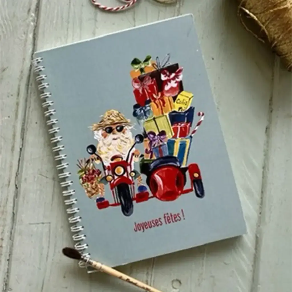 Carnet de Notes Le Père Noël en Side Car