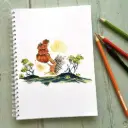 Carnet de Notes Le Tangue et les Citrouilles