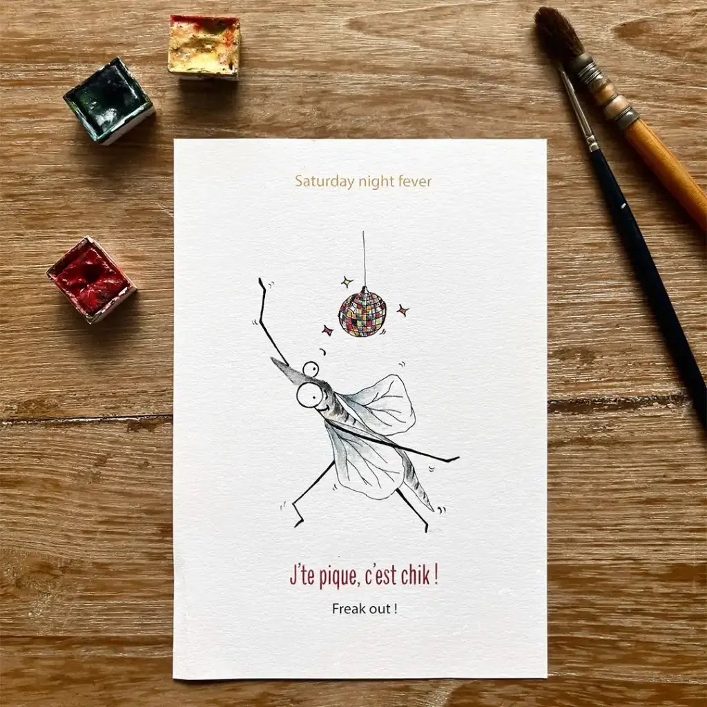 Carte Postale - J'Te Pique C'Est Chick !