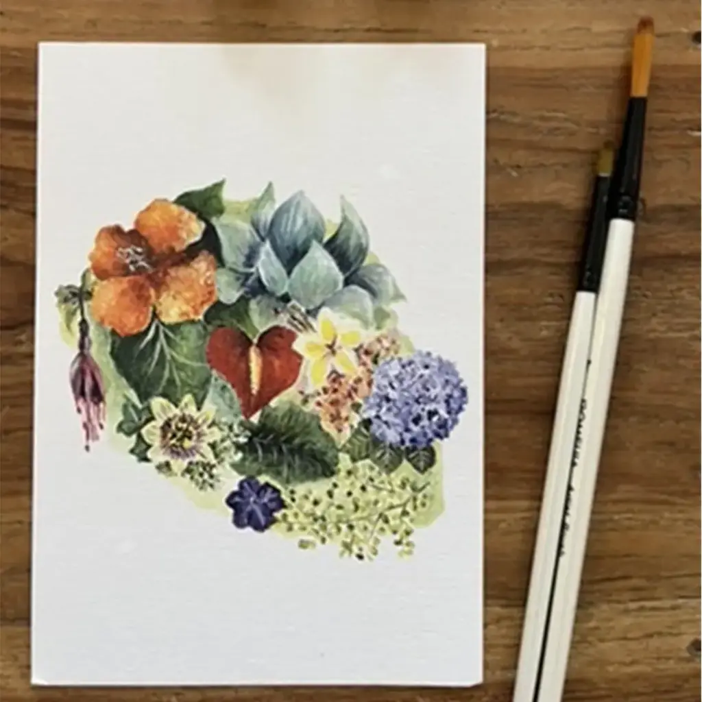 Carte Postale - L'Ile Aux Fleurs