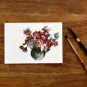 Carte Postale - Le Bouquet Anémones