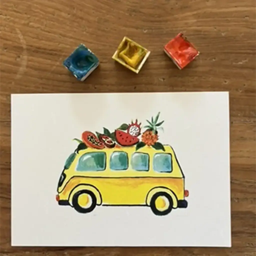 Carte Postale - Le Van Jaune