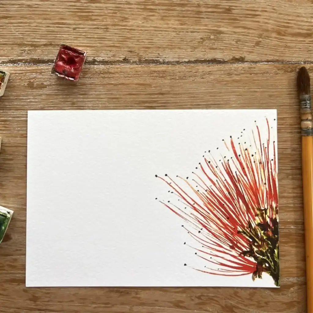 Carte Postale Albizia Rouge