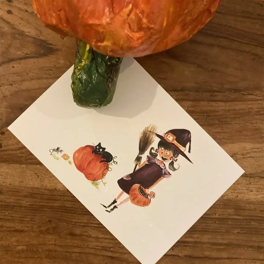 Carte Postale Halloween - Sorciere