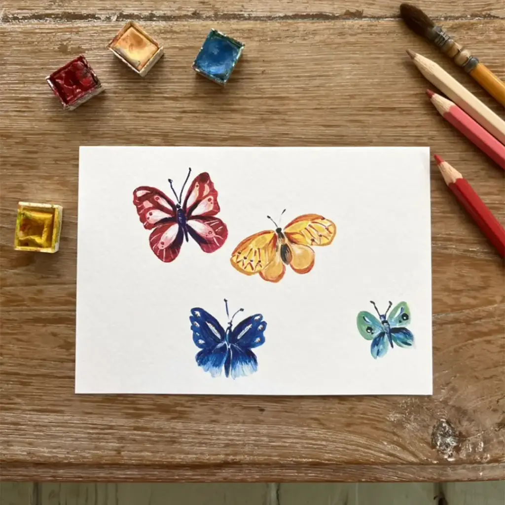 Carte Postale Les Papillons