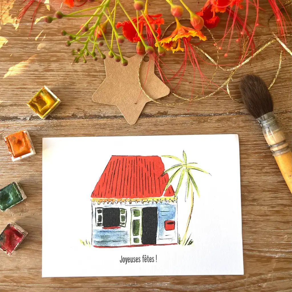 [3831] Carte Postale Noël - La Petite Case de Noël