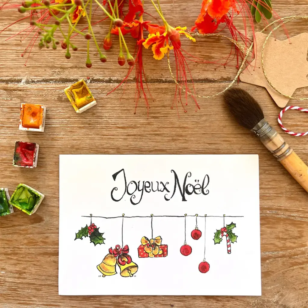 Carte Postale Noël - Les Cloches