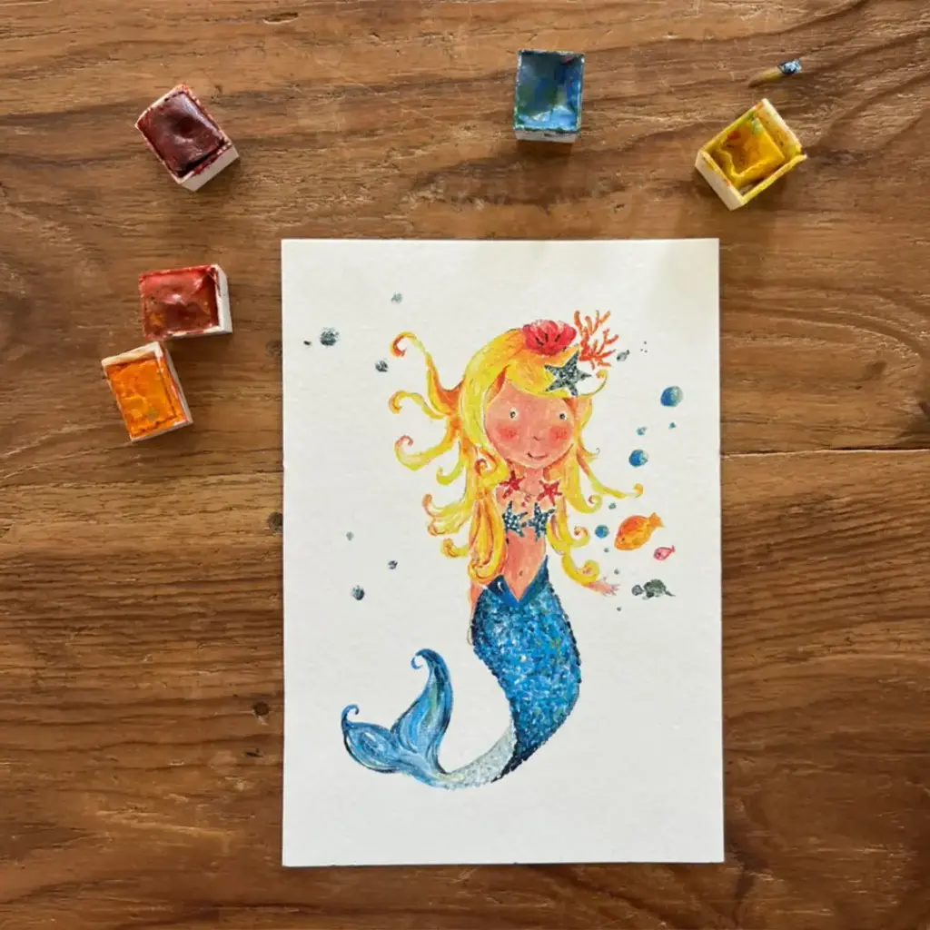 Carte Postale Sirene