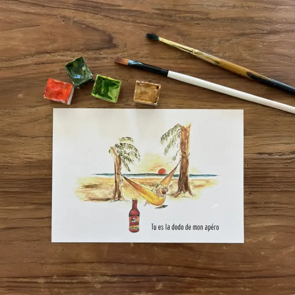 Carte Postale Toi Mon Amour - Dodo de Mon Apéro