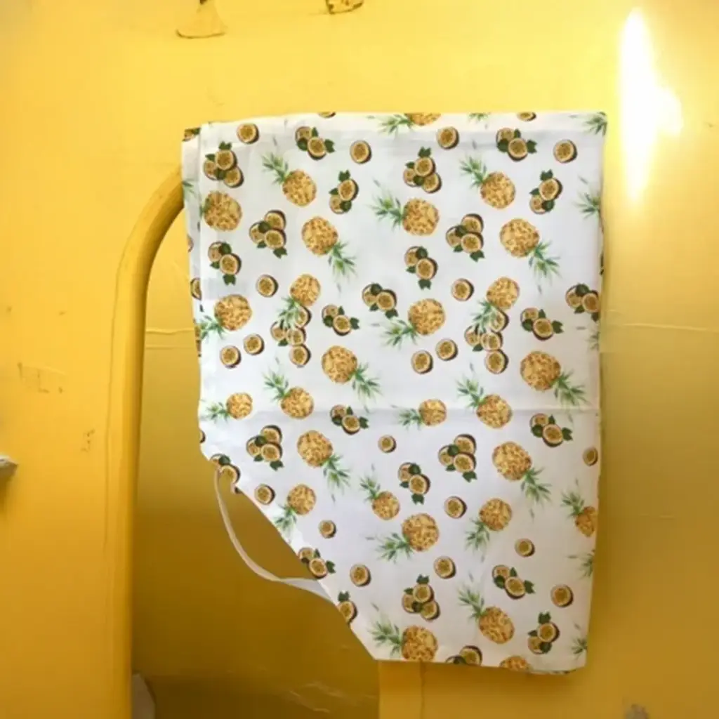 [2773] Drap École Maternelle - L' Ananas et Le Fruit de La Passion