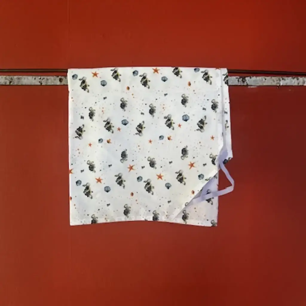 Drap École Maternelle - Les Tortues et les Coquillages