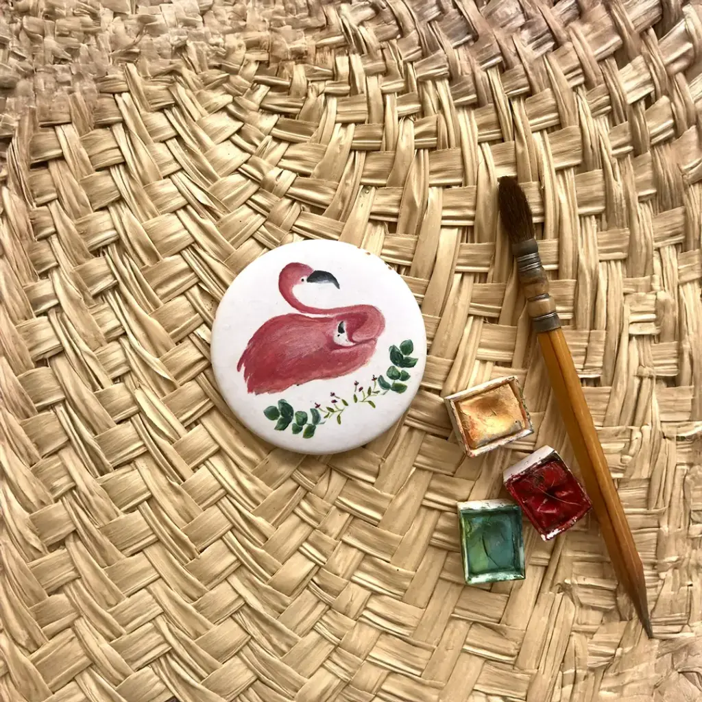 Magnet La Famille Flamants Roses