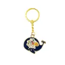Porte-Clés La Baleine et les Fleurs