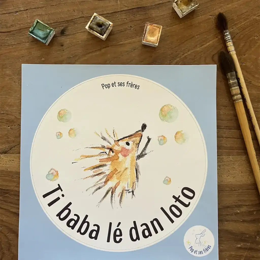 [0809] Sticker Bébé À Bord - Les Tangues et les Bulles Créole