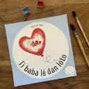 Sticker Bébé À Bord - Poisson Clown Créole