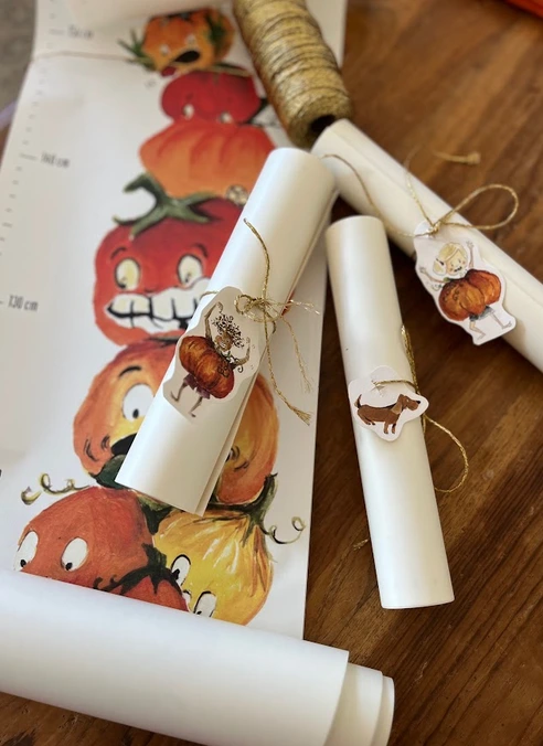 Toise Les Citrouilles Autocollante