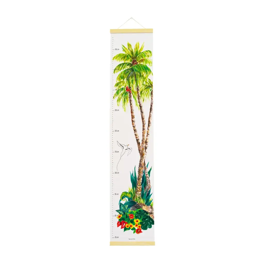 [0519] Toise Sur Toile - Le Cocotier