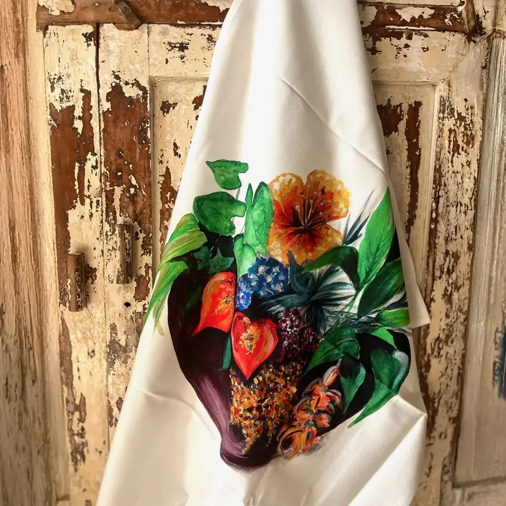 [6511] Torchon La Coupe de Fleurs