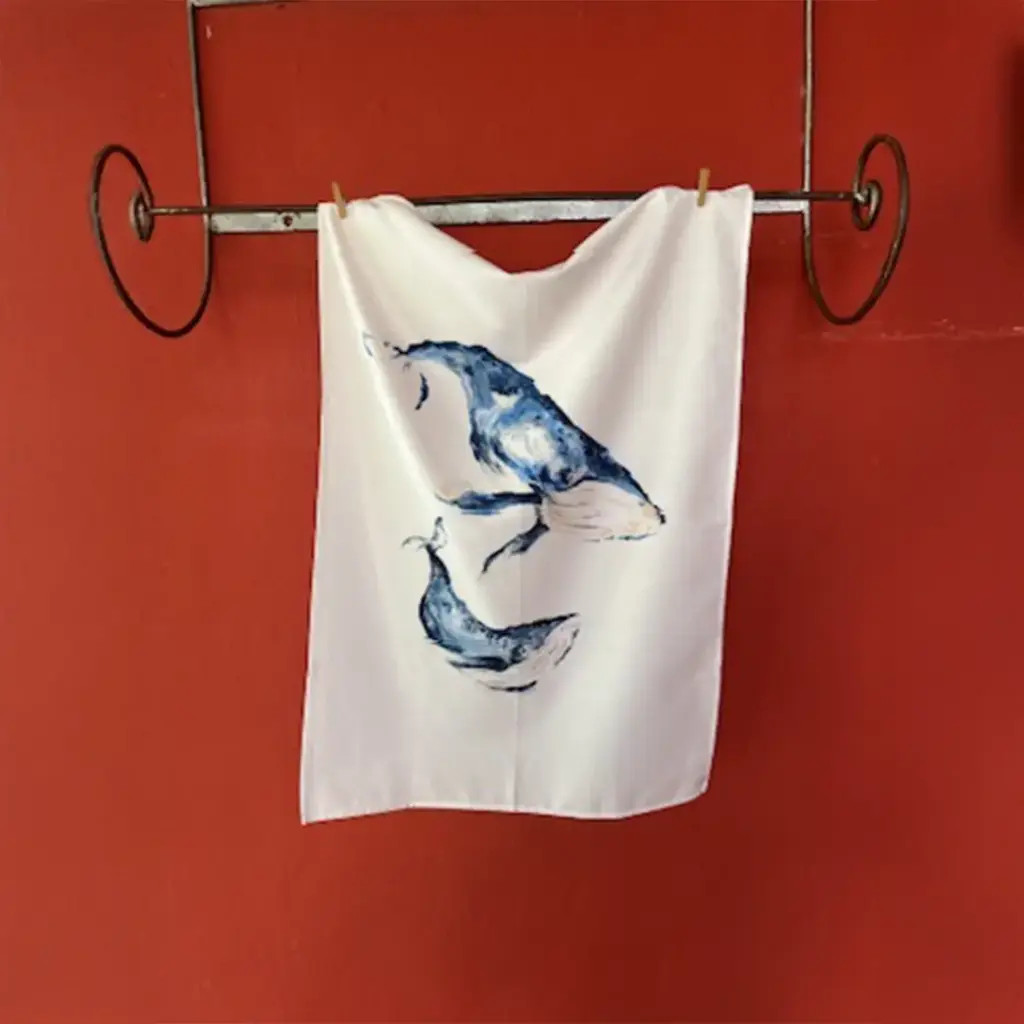 [0274] Torchon Les Baleines Océan