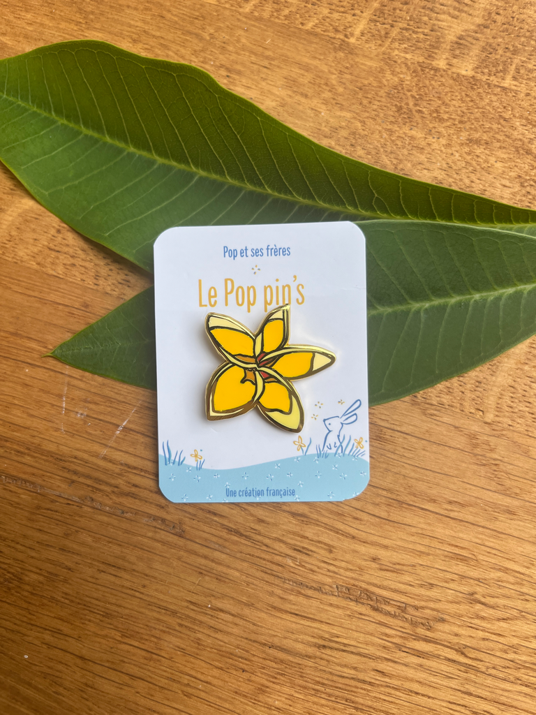 [6917] Pins La fleur de frangipanier