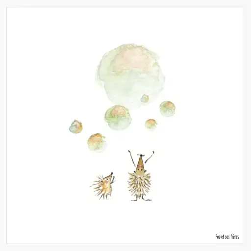 [5521] Affiche - Les Tangues et les Bulles