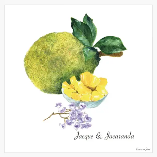 [5859] Affiche Jacque et Jacaranda