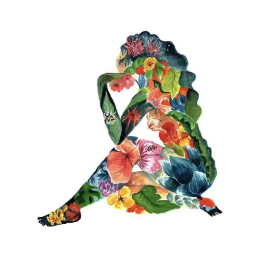 [5842] Affiche Jardin Interieur