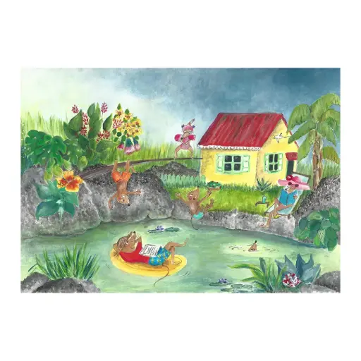 [6061] Affiche La Baignade Des Tangues