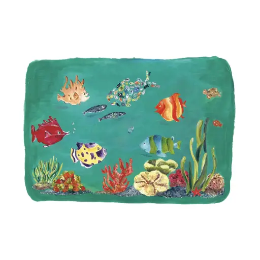 [5804] Affiche Lagon Bleu