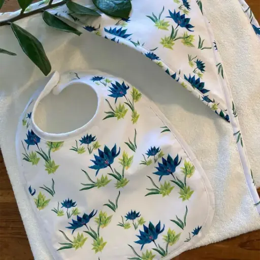 [5392] Bavoir - L'Agave et Le Nénuphar