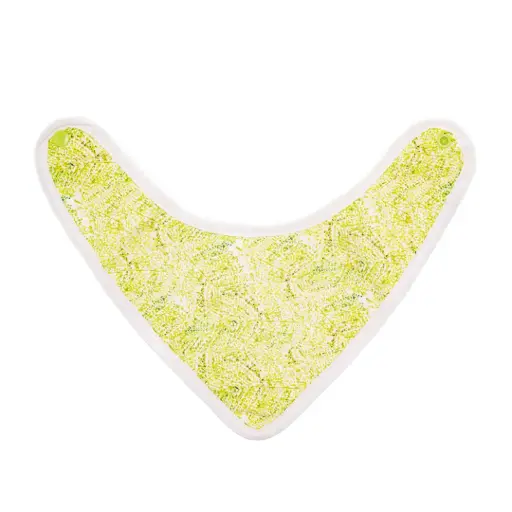 [5064] Bavoir-Bandana - Les Feuilles Vertes