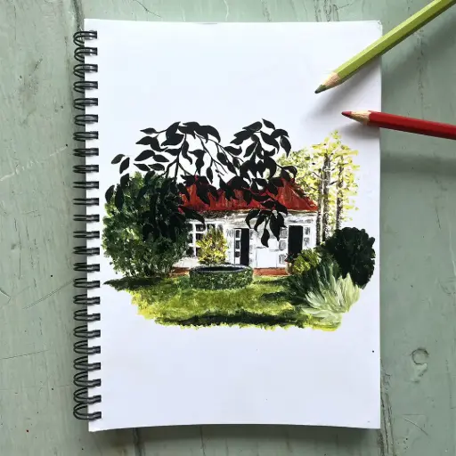 [4821] Carnet de Notes - La Case Créole d'Édith