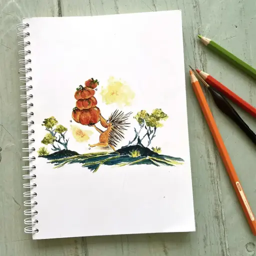 [4746] Carnet de Notes Le Tangue et les Citrouilles