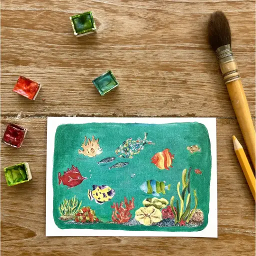 [4524] Carte Postale - Lagon