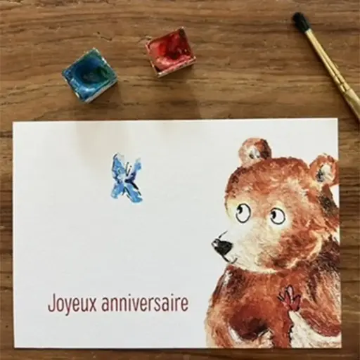 [4388] Carte Postale Anniversaire - L'Ourson