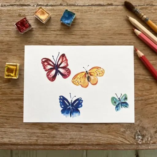 [3947] Carte Postale Les Papillons