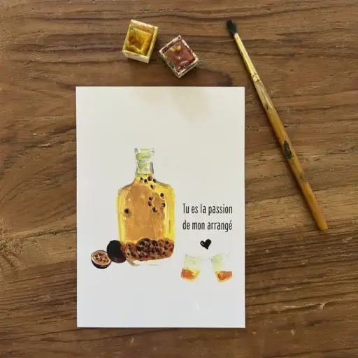 [3350] Carte Postale Toi Mon Amour - La Passion de Mon Arrange