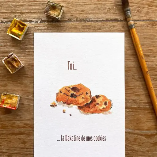 [6184] Carte Postale Toi Mon Amour La Dakatine