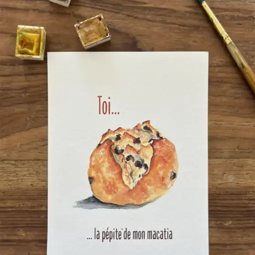 [6207] Carte Postale Toi Mon Amour Macatia