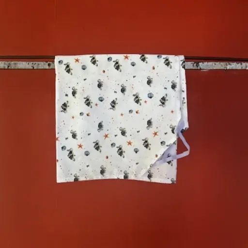 [2681] Drap École Maternelle - Les Tortues et les Coquillages